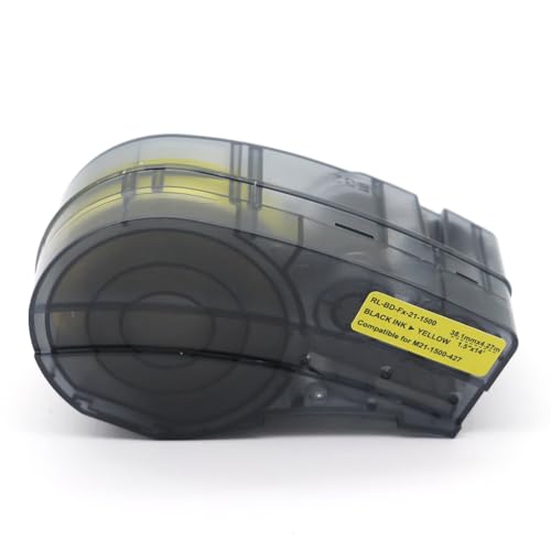 BMP21 M21-1500-427 ���n�ɉ��F�̃e�[�v �J�[�g���b�W�ABMP21-PLUS BMP21-LAB Datacom ���x�� �v�����^�[�ƌ݊�������(1pcs No Chip)