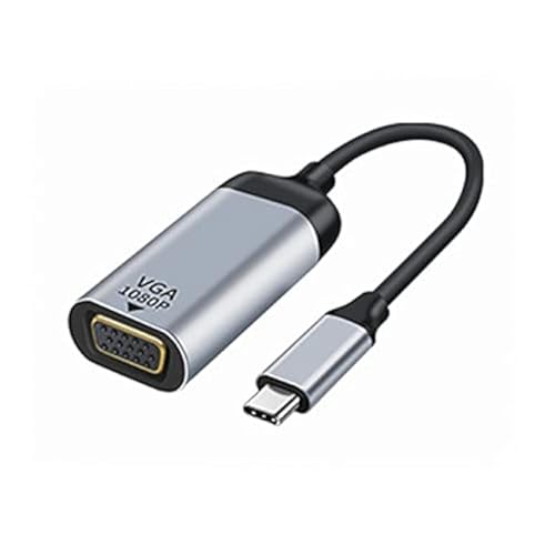 NFHK USB-C Type C to VGA Cable Monitor Adapter 1080p 60hz for Tablet & Phone & Laptop