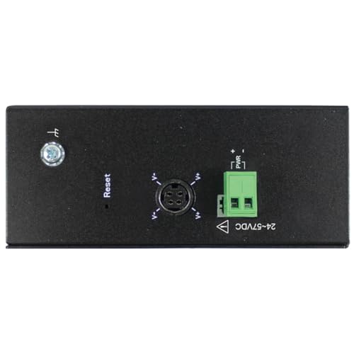 Image of Tripp Lite Industrial 5 Port PoE+ Ethernet Network Switch 10 /100 /1000 Mbps 14 to 140F Temperature Range Unmanaged 30W 2 SFP TAA Compliant DIN Mount (NGI-U05C2POE4)