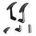 Lurrose 2pcs Ergonomic Plastic Armrests for Office Chair Replacement Universal T Arms for Gaming and Computer Chairs Comfortable Elbow Support Accessories