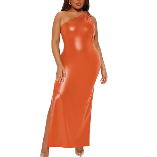 Robe gothique sans manches en cuir PU pour vos soirées et festivals alternatifs