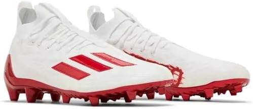 adidas Adizero Primeknit Men’s Football Cleats ‘'White Team Power Red' (HP8740) - Size 12.5 - Image 5