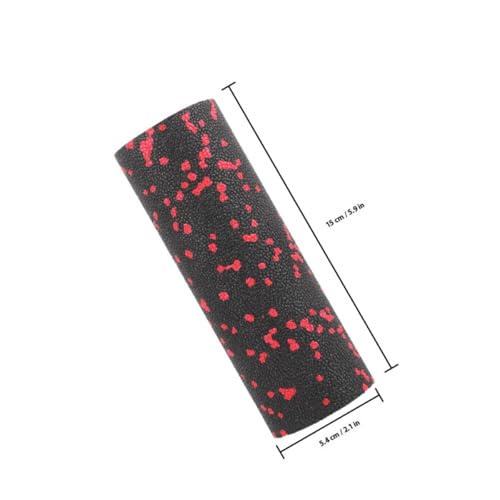 2 piezas Mini Foam Roller para Fitness, Cilindro de masaje hueco portátil para relajación muscular y ejercicios de masaje en piernas y cuerpo, accesorios en verde y rojo miniatura 2