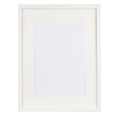 Bd Art 30X40 Cm Cornice Portafoto Con Passepartout 21X30 Cm (A4), Bianco - 7