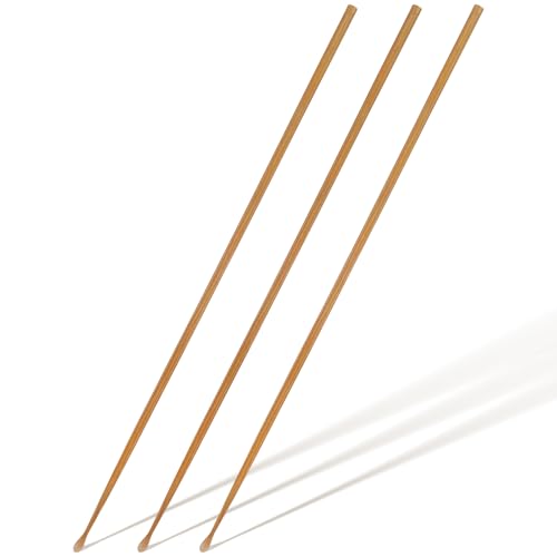3PCS Handcrafted Coal Bamboo Ear Spoon, Ear Wax Removal Tool
