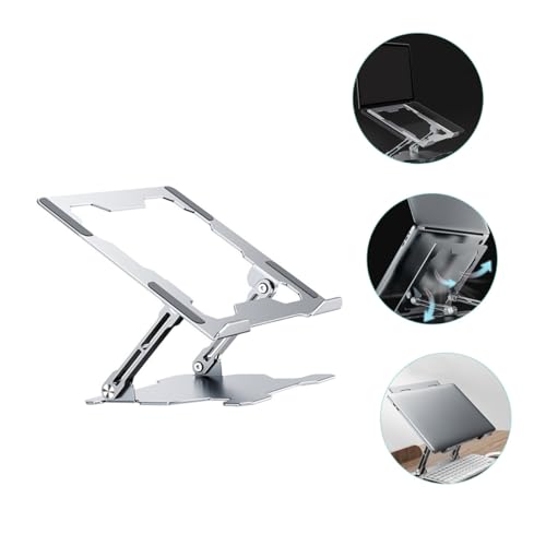 Soporte ajustable para laptop ABOOFAN plateado miniatura 7