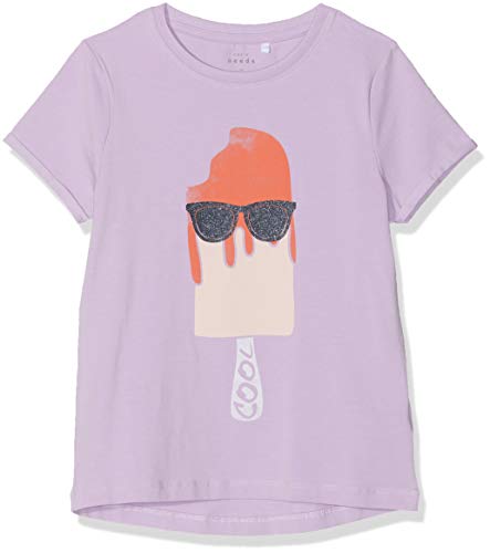 Name It Nkfvix SS Top H T-Shirt Bambine e Ragazze