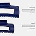 The Original Mello Hair Claw Clip Squishy Claw Clip Made in Korea Patent Pending 30021976 (Blue, Medium)