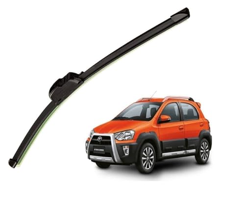 Image of Auto Hub Car Wiper Blades Compatibility With Etios Cross - Set of 1 (D-26)