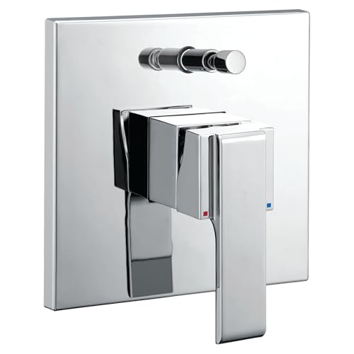 Image of Delta Faucet Arzo in-Wall Tub & Shower Trim Only I Bath and Shower Trim I Bath Tap, Handshower and Showerhead Diverter I Polished Chrome - T853260