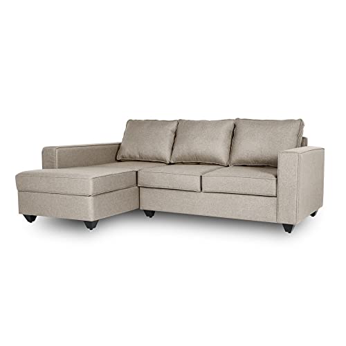 Image of Wakefit Sofa Set | 3 Year Warranty | Sofa 2 Seater, 2 Seater Sofa for Living Room, Wooden Sofa Set, Couch Sofa for Living Room, Sofa for Living Room - Napper(Omega : Pearl)