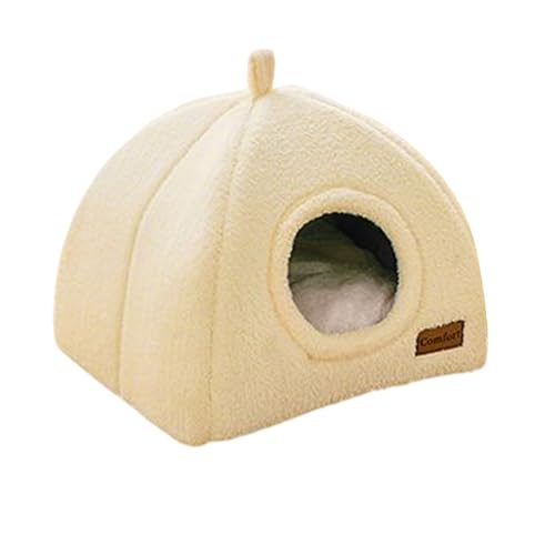 Tienda para gatos con calefacción de invierno para gatos, dormitorio para gatitos con aislamiento térmico de invierno, accesorio para gatos de todos los tamaños