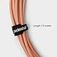 Pedestal Power Cable 7,5m (Rosa) | Stromkabel 2 Polig - TV Kabel Kompatibel mit Playstation und Xbox | Euro Netzkabel für Kaltgeräte | Kaltgerätekabel Fernsehkabel mit Euro Stecker (Euro 8)