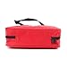 PAXLAMB First Aid Bag First Aid Kit Empty Medical Storage Bag Red Trauma Bag for Emergency First Aid Kits Car Workshop Cycling Outdoors (Red 1PC)