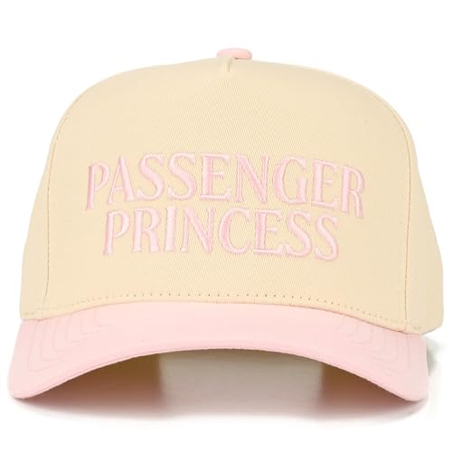 Premium Embroidered Hat | Passenger Princess Hat (US Alpha One Size Pink/Natural)
