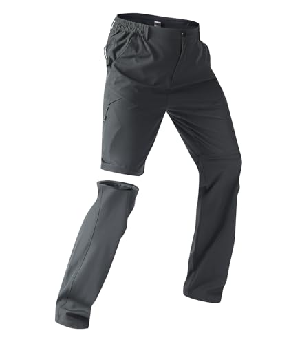 Men's Convertible Hiking Pants Quick Dry Cargo Pants Lightweight Tactical Pants for Outdoor Fishing Traveling