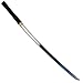 Ace Martial Arts Supply Handmade Japanese Shirasaya Samurai Katana Sharp Sword-Kenshin (Black)