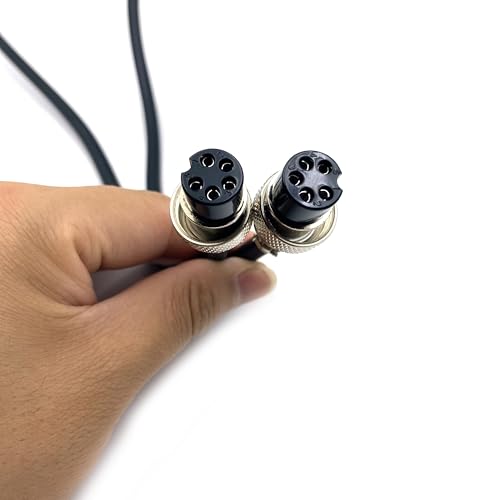Cable GX16 5 Pin con Conectores Hembra Doble 1 m miniatura 2