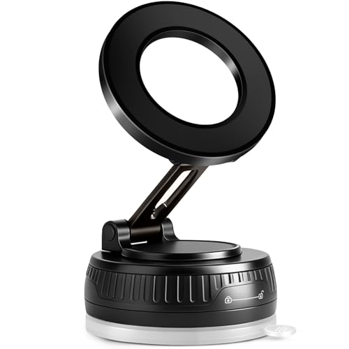 Car Phone Holder Magnetic Vacuum Suction Car Phone Mount for Magsafe iPhone