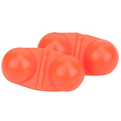 40Pcs Fishing Rattle Portable Double Rattle Fishing Lure Sea Fishing Attractor Twin Bells Fishing Tackle(red)