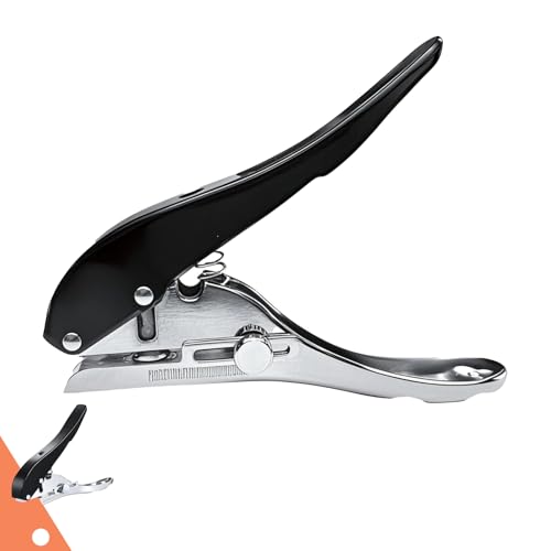 Foratrice Per Carta Di Carta, 6 Mm, Punzonatrice Singola, Pinza Per Placche Di Prova, Multifunzione Con Scala E Finestra Di Visualizzazione, Per Ufficio, Officina In Legno