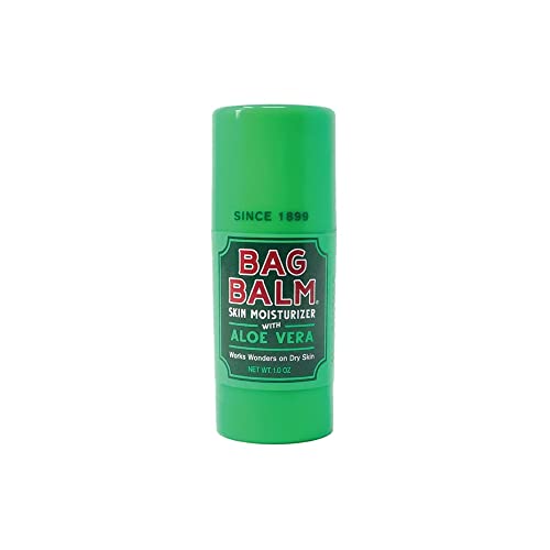 Image of Bag Balm Vermont's Original Solid Balm Stick with Aloe Vera, Body Balm Stick for Dry Skin, Chafing, Skin Irritations & More - Cuticle Balm Stick, Lotion Stick, Mini, Tube - 1oz, 3 Pk