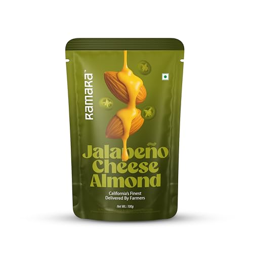 Ramara Butter Toffee Almonds 100g | Crunchy Roasted Almonds Coated with Rich Buttery Toffee | Premium Gourmet Nuts | Healthy Protein Snack Pack