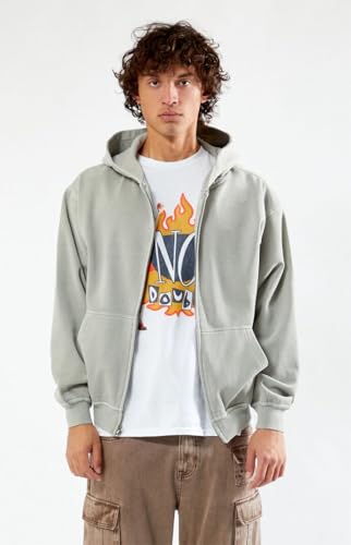 PacSun Men's Vintage Washed Full Zip Hoodie3