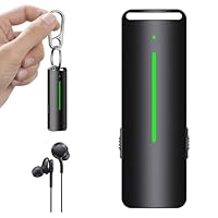 100GB Diktiergerät Mini, Aufnahmegerät mit Wiedergabe und sprachgesteuerter Aufnahme, Tragbares Voice Recorder für Vorlesungen, Besprechungen, Interviews, Unterricht (inklusive Kopfhörer)