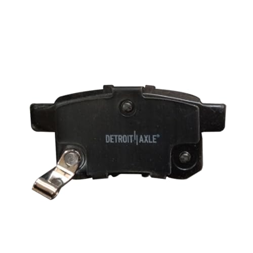Image of Detroit Axle - Rear Brake Pads for 2011-2017 Honda Accord 2011-2014 Acura TSX, Ceramic Brake Pads w /Hardware 2012 2013 Replacement