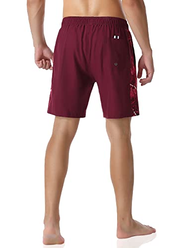 unitop Men's Volley Board Shorts Lightweight Water Sports Drawstring Swim Shorts with Lining4