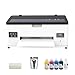 DTF A3 1390 Printer,DTF Transfer Printing Machine for DIY T-Shirt,with White Ink Circulation and Semi-Automatic Cleaning (A3 Printer +Software + 5x250ml Ink + 1 Roll Film +250g Powder)