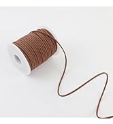 Amazon.com: Leather String, Faux Leather Cord, Flat Suede Leather Lace ...