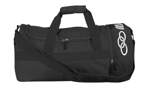 Bolsa de academia Olympikus SM Esportiva Dia a Dia preto/branco média