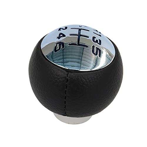 Questo pomello del cambio manuale supporta l'ingranaggio a 6 velocità (1, 2, 3, 4, 5, 6) e il segno di inversione dipinto, senza sbiadire.