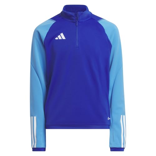 adidas Kids Boys Tiro23 Competition Quarter Zip Soccer Cleats Moisture Wicking - Blue - Main Image