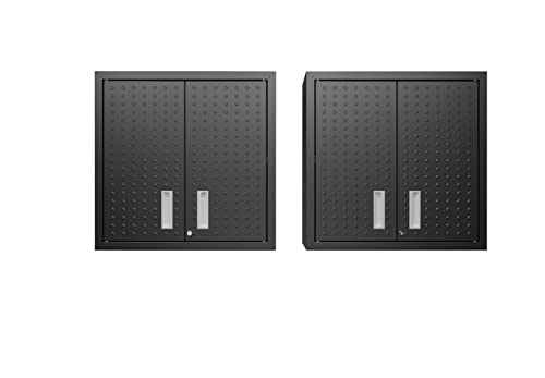 Image of Manhattan Comfort Fortress Storage Units, Charcoal Gray