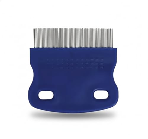 Image of Mini Lice Comb | Fine Stainless Steel Teeth | 5.5 cm Compact Size | Ergonomic Grip Plastic Handle | Gentle & Effective Hair Lice Removal | Pack of 1