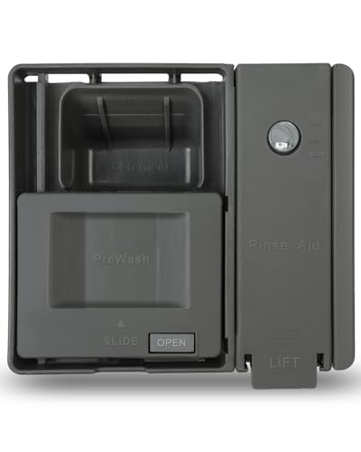 Image of Upgraded W10861000 Dishwasher Detergent Dispense Fit for Whirlpool Kitchenaid Maytag, Dishwasher Soap & Rinse Aid Door Replacement Kit Replace WDTA50SAHZ0 WDT750SAHZ0 WDT730PAHZ0 WDT970SAHZ0