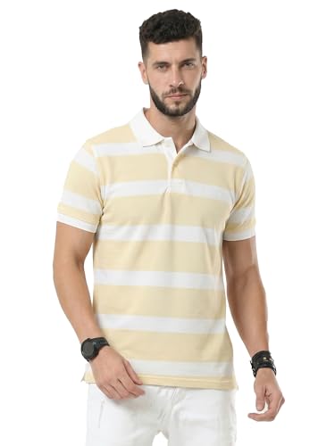 Image of fanideaz Branded Mens Half Sleeve Cotton Striped Polo T-Shirt for Mens || Polo Tshirt for Men || Branded Tshirt for Men