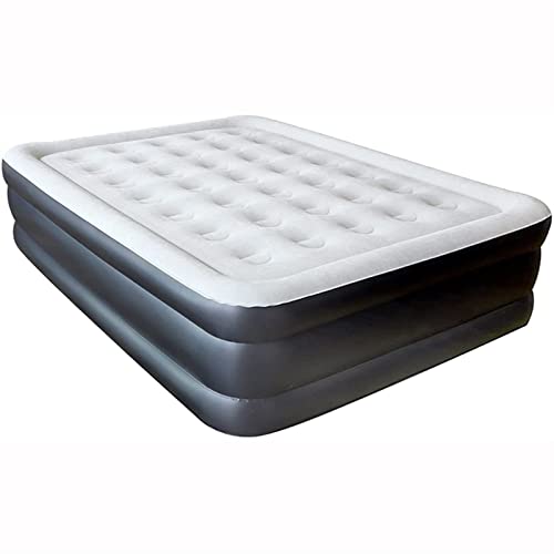 Twin Air Mattress Inflatable Airbed with Built in Pump Luxury High Elevated Blow up Bed Raised Height for Home Camping Travel, ANERJI-0310