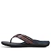Vionic Mens Tide II Flip-Flop Navy/Brown 10 M