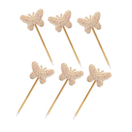 Bolígrafos de gel Butterfly 6 pcs PRETYZOOM miniatura 1