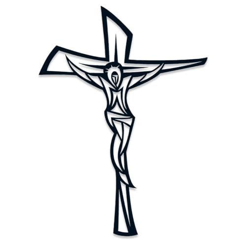 Artpical, Crucifixo de Parede Quadro Aplique Decorativo Mdf Cor Preto