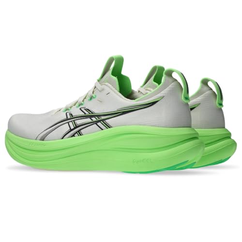 Asics Gel-Nimbus 28 Shoes White Green SS26, Size 45 - Eur - 2