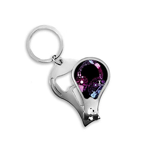 Coupe-ongles rose bleu musique clipper cutter toenail pour manucure et pédicure de précision