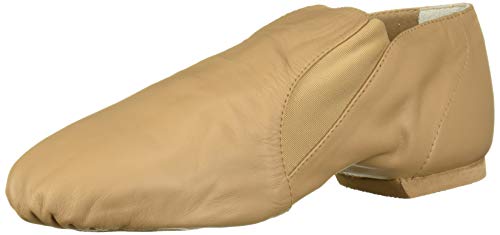 Bloch womens Elasta Bootie dance shoes, Tan, 7.5 US