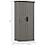 Suncast 22 cu. ft. Resin Vertical Lockable Storage Shed, Stoney, BMS1250SB