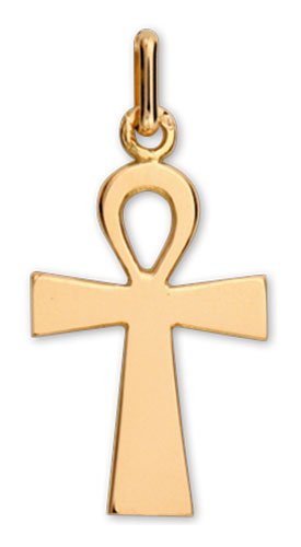 Orleo - REF11270BB : Pendentif Mixte Or 18K jaune - Croix de vie - Croix d'Ankh - Fabriqué en France Cover