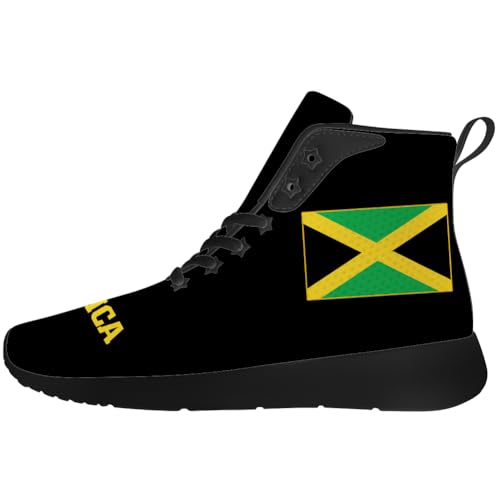 Jamaica Shoes for Men Women Jamaican Flag High Top Sneakers Casual Shoes Gifts for Dad Mom3